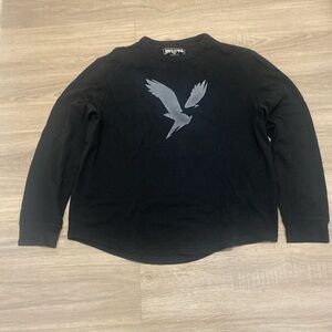 American Eagle Outfitters Black Thermal Shirt